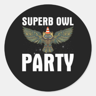 Superb Owl Party What We Do in the Shadows Classic Round Sticker