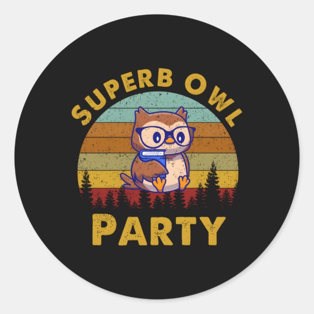 Superb Owl Py W We Do In The Shadows Classic Round Sticker (Front)