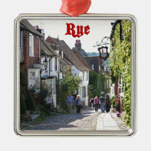 Superb! Rye England Metal Ornament