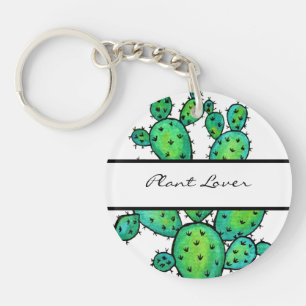 Superbe aquarelle prickly Cactus