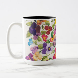 Superbe Mug bicolore Pansie, 15 oz