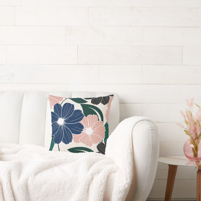 Superbe Oreiller Floral tendance (Canapé)