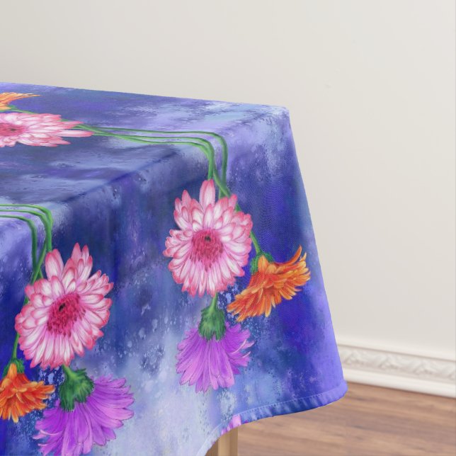 Superbe peinture à trois couleurs Gerberas nappe (In Situ)