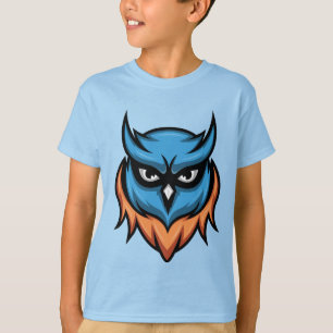 Superbe T-Shirt Garçons Chouette Colère