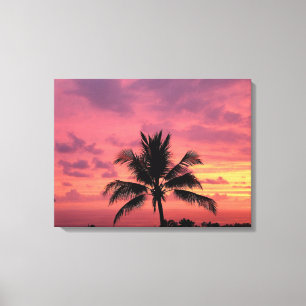 Superbe toile Hawaiian Sunset Imprimer