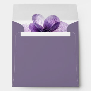 Superbes enveloppes de Carré Mariage à fleurs viol