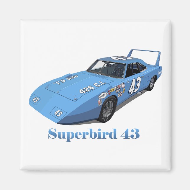 Superbird 43 magnet (Front)