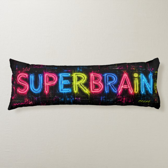 Superbrain AI Body Pillow (Front)
