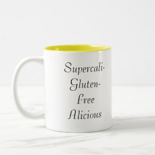 Supercali-Gluten-Free-alicious Two-Tone Coffee Mug