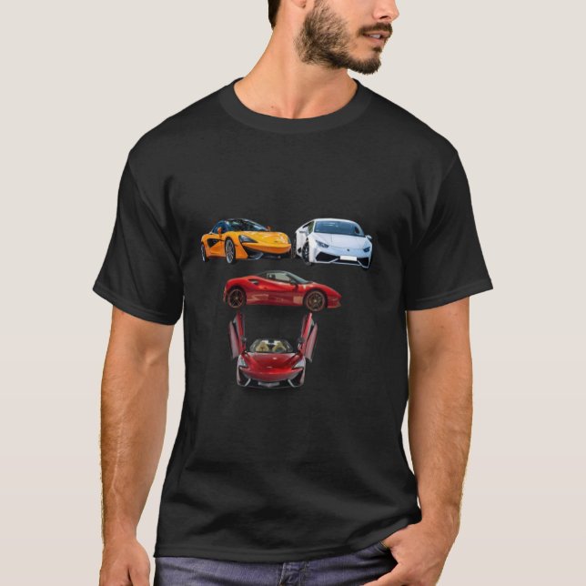 Supercar Enthusiast Fast Car T-Shirt (Front)