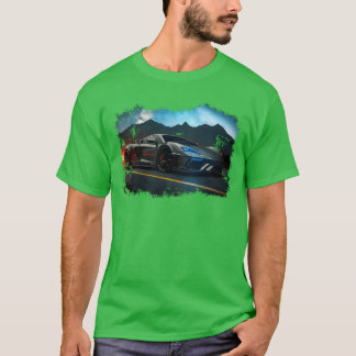 Supercar Eotic Sports Car Concept Poster Style Boy T-Shirt