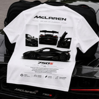 Supercar Graphic Print T-Shirt