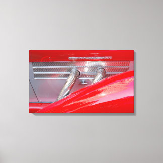 Supercharged Silver Canvas Print