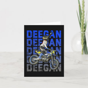 Supercross Motocross Haiden-deegs-danger Halloween Card