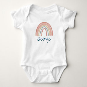 Supercute Boho rainbow Baby Bodysuit