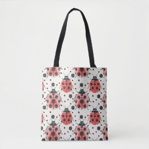 Supercute Ladybug Party Tote Bag