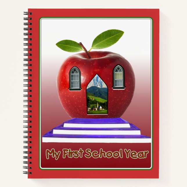 Supercute “My First Day of School” Notebook (Front)
