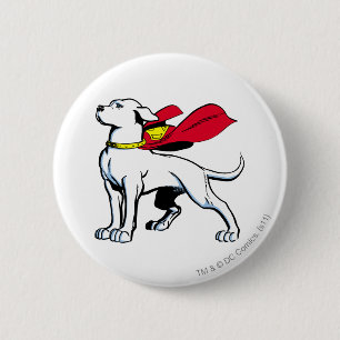 Superdog Krypto 2 Inch Round Button