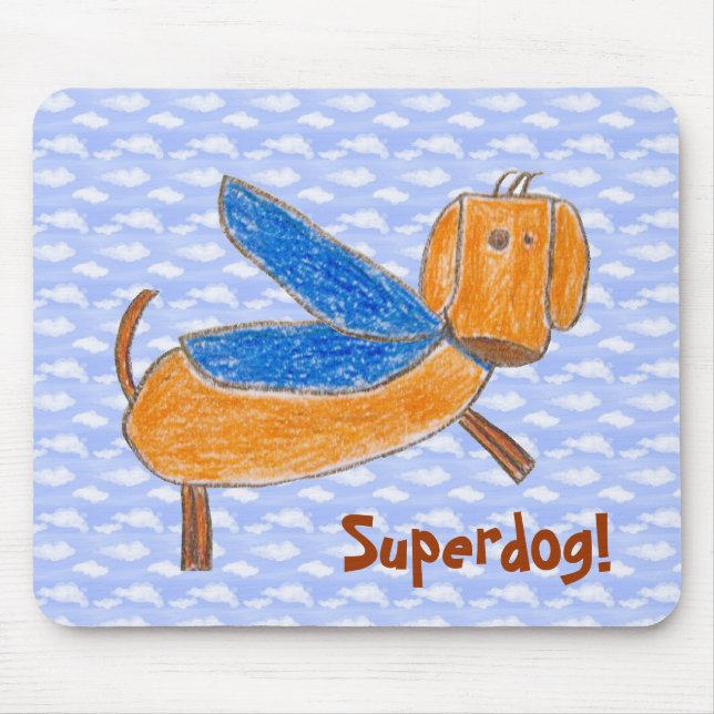 Superdog! (Maggie) mouse pad (Front)