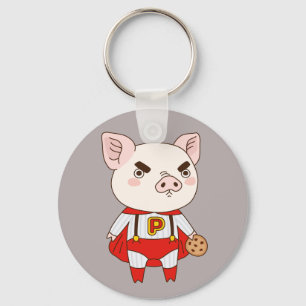 Superduper Piggy Keychain