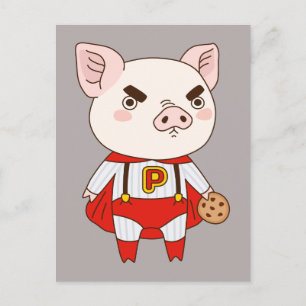 Superduper Piggy Postcard