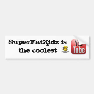 SuperFatKidz Youtube - Bumper sticker