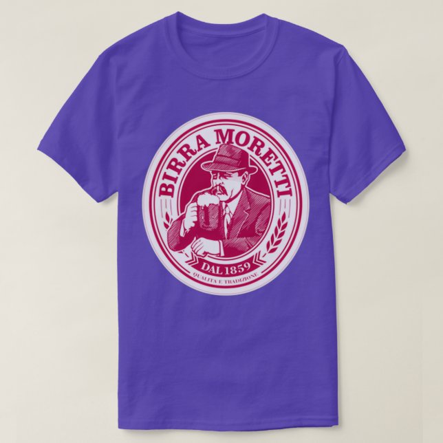 Superfine Birra Moretti Design T T-Shirt (Design Front)