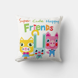 superfriends.png throw pillow