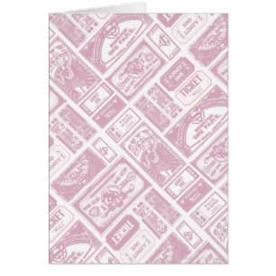 Supergirl Admit One Pattern Pink