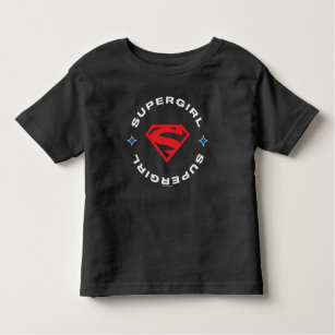 Supergirl Age of Heroes Circle S-Shield Toddler T-shirt