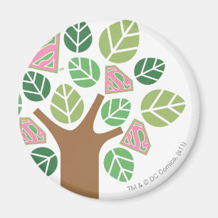 Supergirl All Natural Tree Magnet