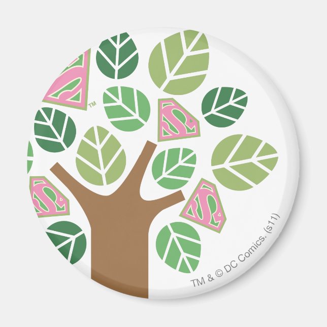 Supergirl All Natural Tree Magnet (Front)