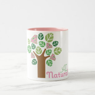 Supergirl All Natural Tree Two-Tone Coffee Mug