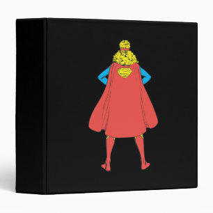 Supergirl Back View Binder
