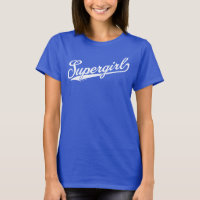 Supergirl Baseball All-Star Name Logo