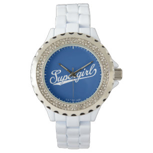 Supergirl Baseball All-Star Name Logo Watch
