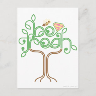 Supergirl Be Fresh Postcard