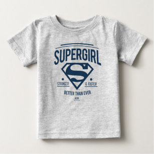 Supergirl Better Than Ever Retro Graphic Baby T-Shirt