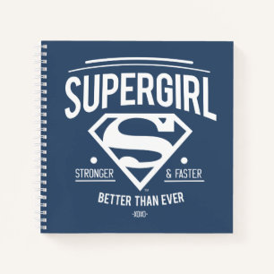 Supergirl Better Than Ever Retro Graphic Notebook