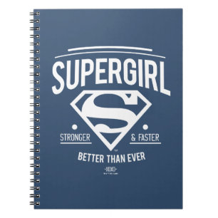 Supergirl Better Than Ever Retro Graphic Notebook