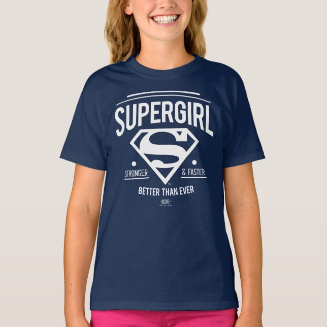 Supergirl Better Than Ever Retro Graphic T-Shirt (Front)