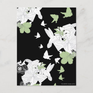 Supergirl Birds and Feathers Postcard