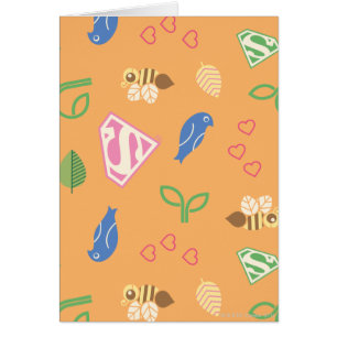 Supergirl Birds & Bees Orange