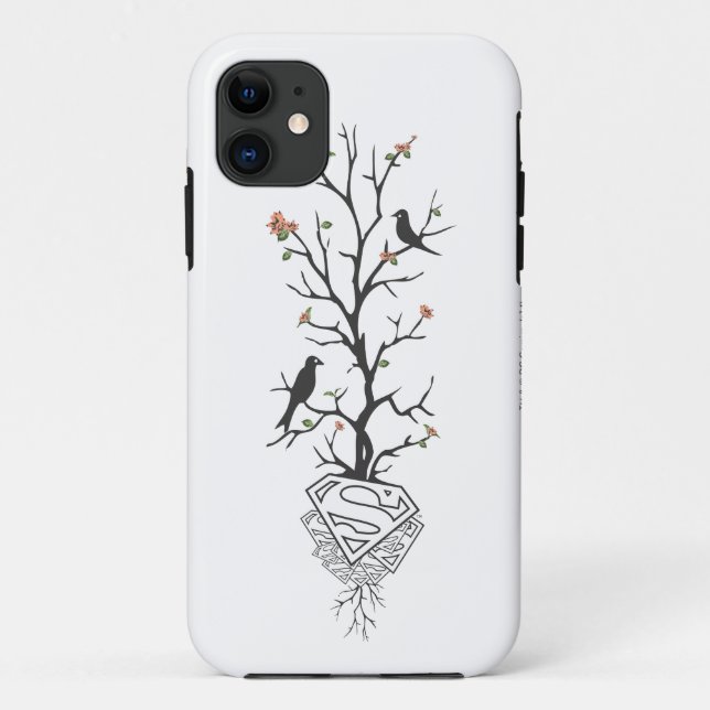 Supergirl Birds in the Tree Case-Mate iPhone Case (Back)