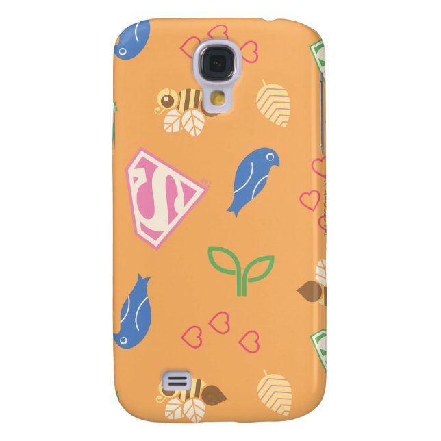 Supergirl Birds & the Bees Orange Case-Mate Samsung Galaxy Case (Back)