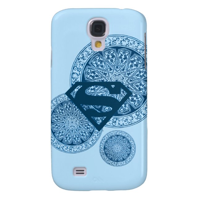 Supergirl Blue Circle Design Case-Mate Samsung Galaxy Case (Back)