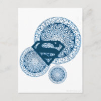 Supergirl Blue Circle Design