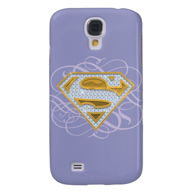 Supergirl Blue Jewels 2 Case-Mate Samsung Galaxy Case (Back)