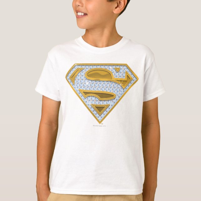 Supergirl Blue Jewels T-Shirt (Front)