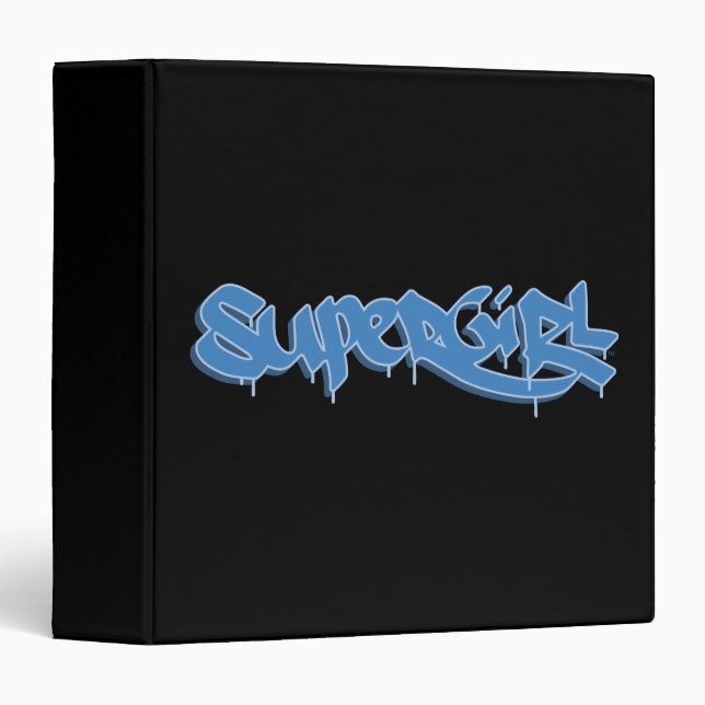 Supergirl Blue Logo Binder (Front/Spine)